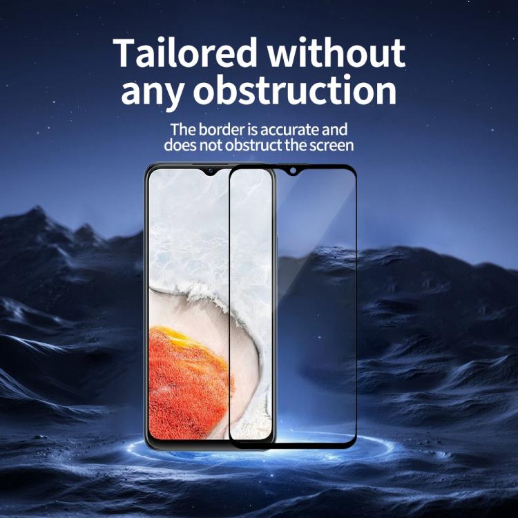For vivo iQOO U5x 5pcs / Pack Do As You Wish Silk Screen Printed HD Tempered Glass Film - Black