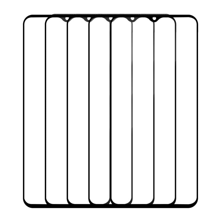 For vivo iQOO Z3 5G 5pcs / Pack Do As You Wish Silk Screen Printed HD Tempered Glass Film - Black