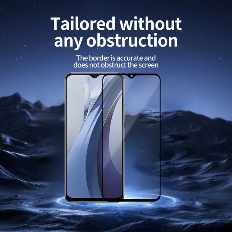 For vivo iQOO Z3 5G 5pcs / Pack Do As You Wish Silk Screen Printed HD Tempered Glass Film - Black