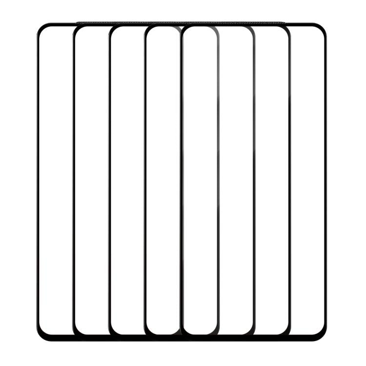 For vivo iQOO Z5 5G 5pcs / Pack Do As You Wish Silk Screen Printed HD Tempered Glass Film - Black