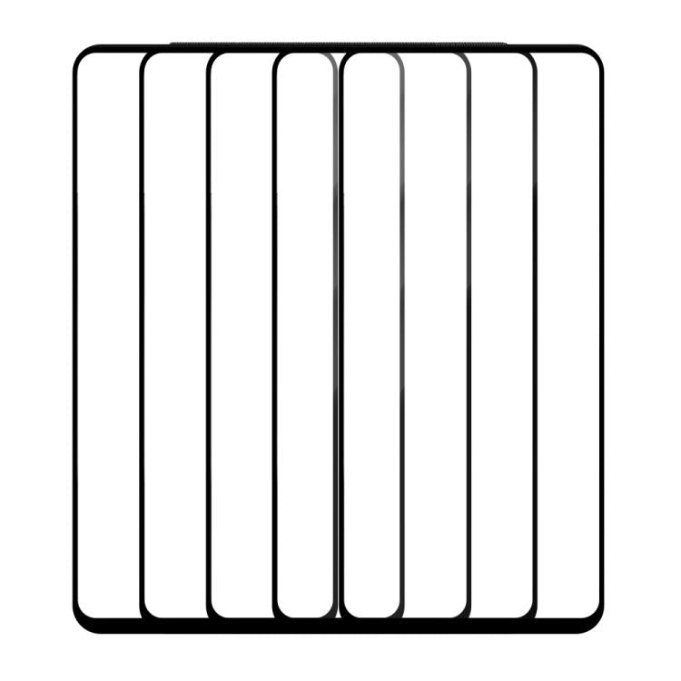 For vivo iQOO Z6 5G 5pcs / Pack Do As You Wish Silk Screen Printed HD Tempered Glass Film - Black
