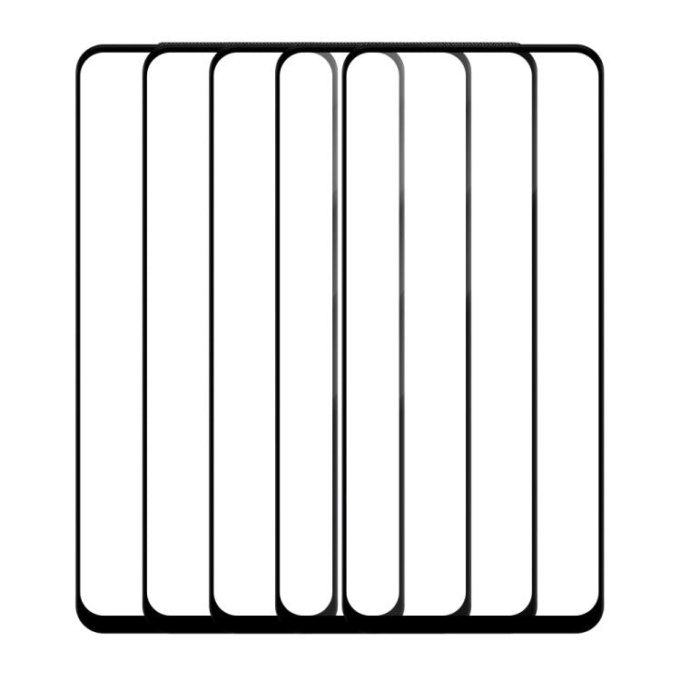 For vivo iQOO Z6 Lite 5pcs / Pack Do As You Wish Silk Screen Printed HD Tempered Glass Film - Black