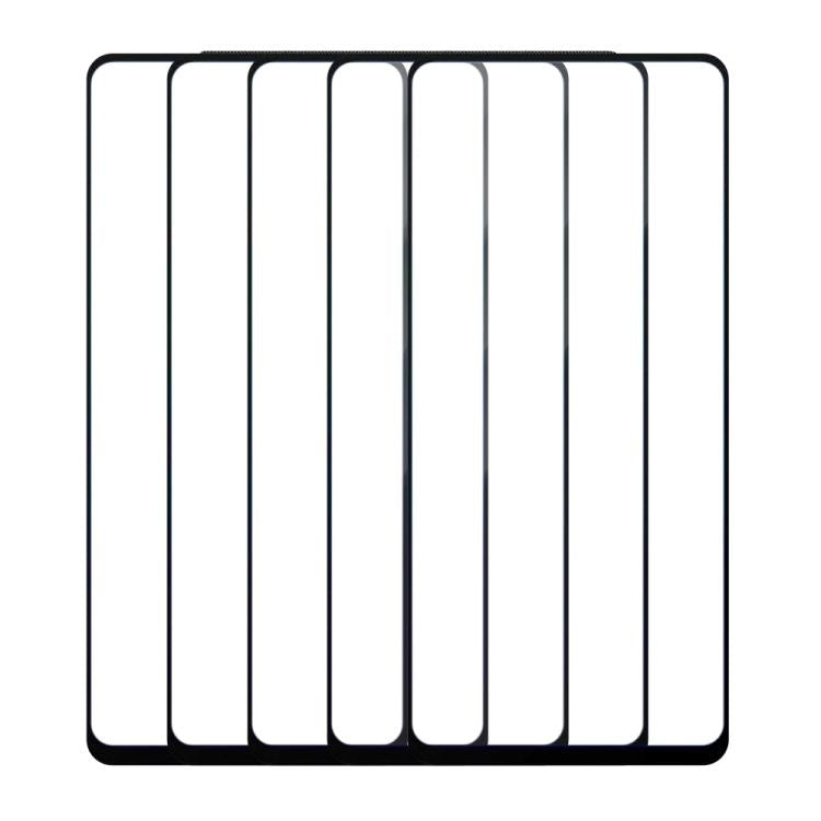 For vivo iQOO Z7 5pcs / Pack Do As You Wish Silk Screen Printed HD Tempered Glass Film - Black
