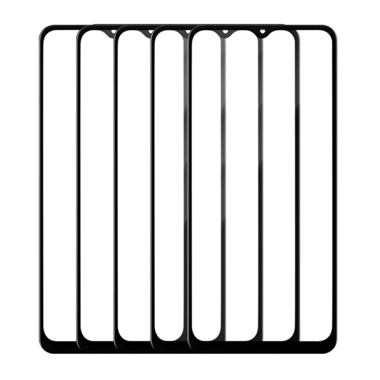 For vivo iQOO Z7i 5pcs / Pack Do As You Wish Silk Screen Printed HD Tempered Glass Film - Black