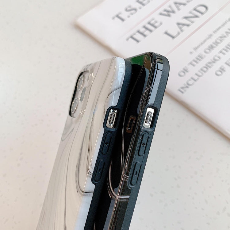 For iPhone 11 Pro Flowing Marble Pattern TPU Protective Case
