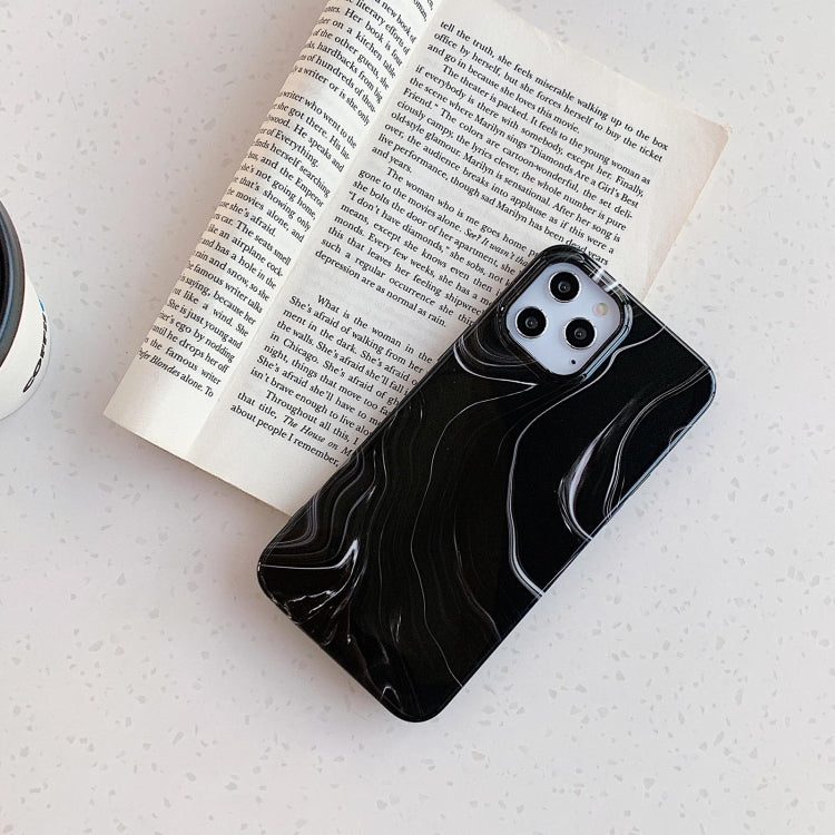For iPhone 11 Pro Max Flowing Marble Pattern TPU Protective Case