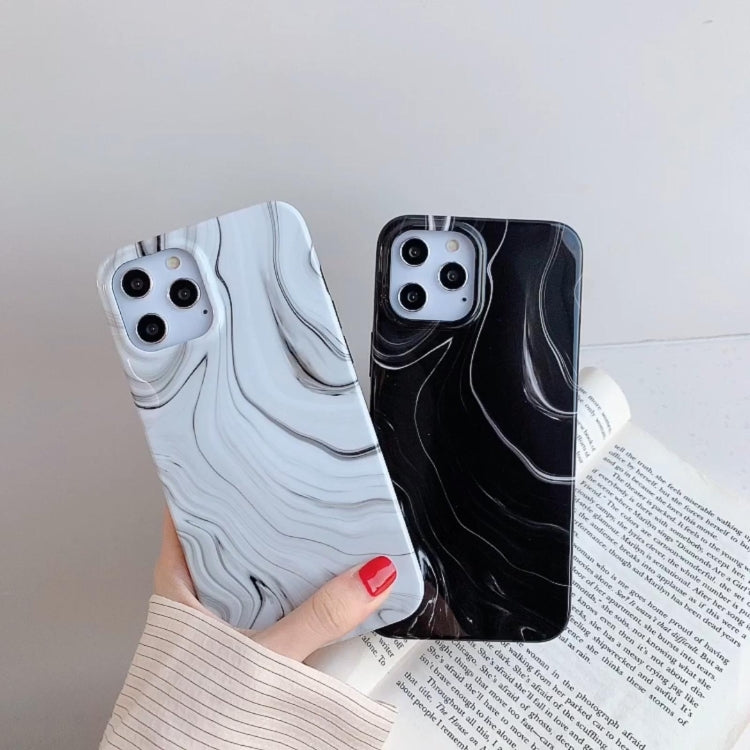 For iPhone 11 Pro Max Flowing Marble Pattern TPU Protective Case