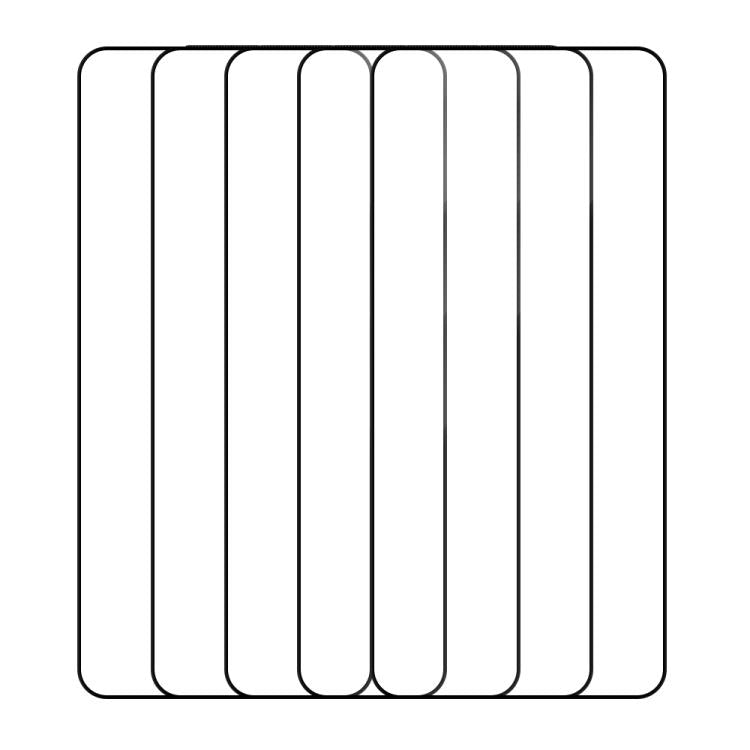For OnePlus Ace 3V 5pcs / Pack Do As You Wish Silk Screen Printed HD Tempered Glass Film - Black