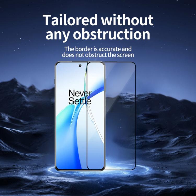 For OnePlus Ace 3V 5pcs / Pack Do As You Wish Silk Screen Printed HD Tempered Glass Film - Black