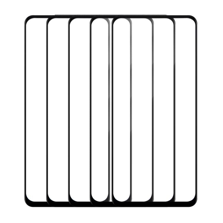 For OnePlus Ace Racing 5pcs / Pack Do As You Wish Silk Screen Printed HD Tempered Glass Film - Black