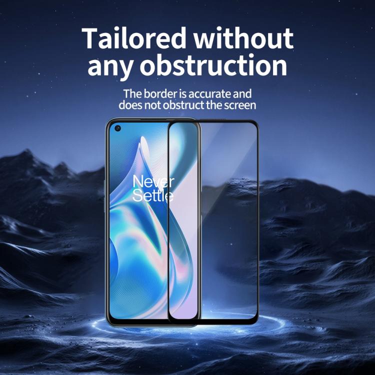 For OnePlus Ace Racing 5pcs / Pack Do As You Wish Silk Screen Printed HD Tempered Glass Film - Black