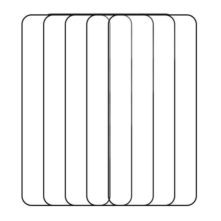 For OnePlus Nord 5pcs / Pack Do As You Wish Silk Screen Printed HD Tempered Glass Film - Black