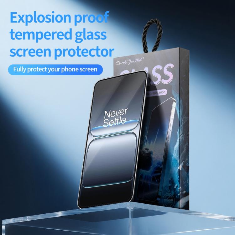 For OnePlus Nord 5pcs / Pack Do As You Wish Silk Screen Printed HD Tempered Glass Film - Black