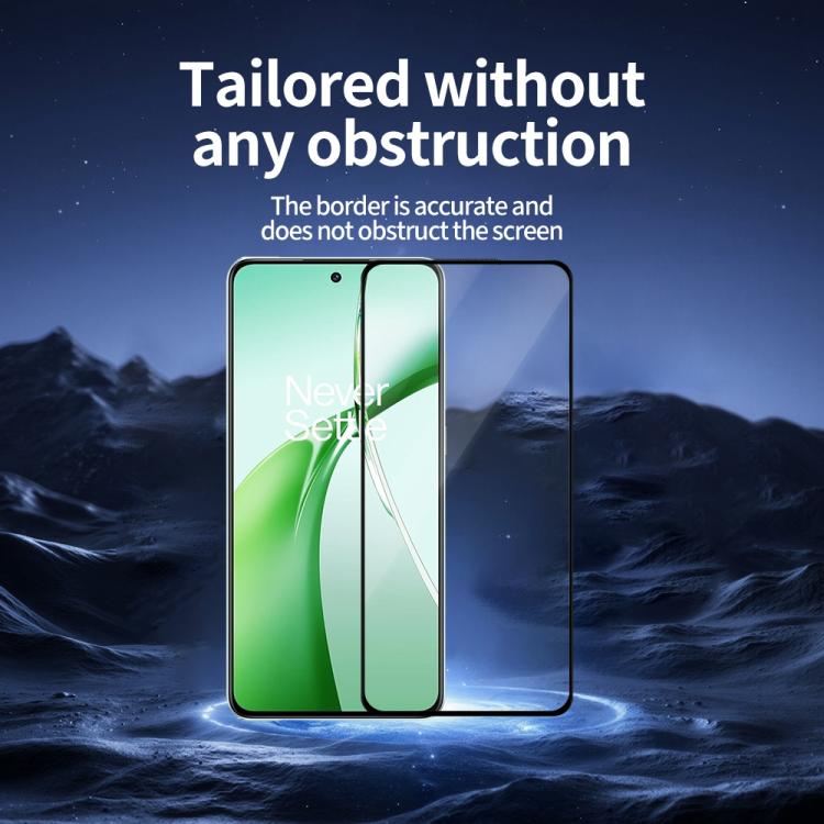 For OnePlus Nord CE4 5pcs / Pack Do As You Wish Silk Screen Printed HD Tempered Glass Film - Black