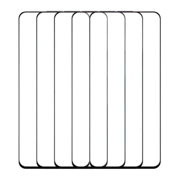 For OnePlus Nord CE 5G 5pcs / Pack Do As You Wish Silk Screen Printed HD Tempered Glass Film - Black