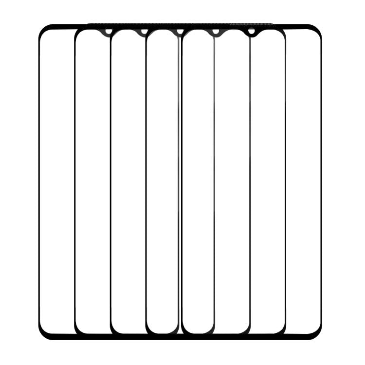 For OnePlus Nord N20 SE 5pcs / Pack Do As You Wish Silk Screen Printed HD Tempered Glass Film - Black