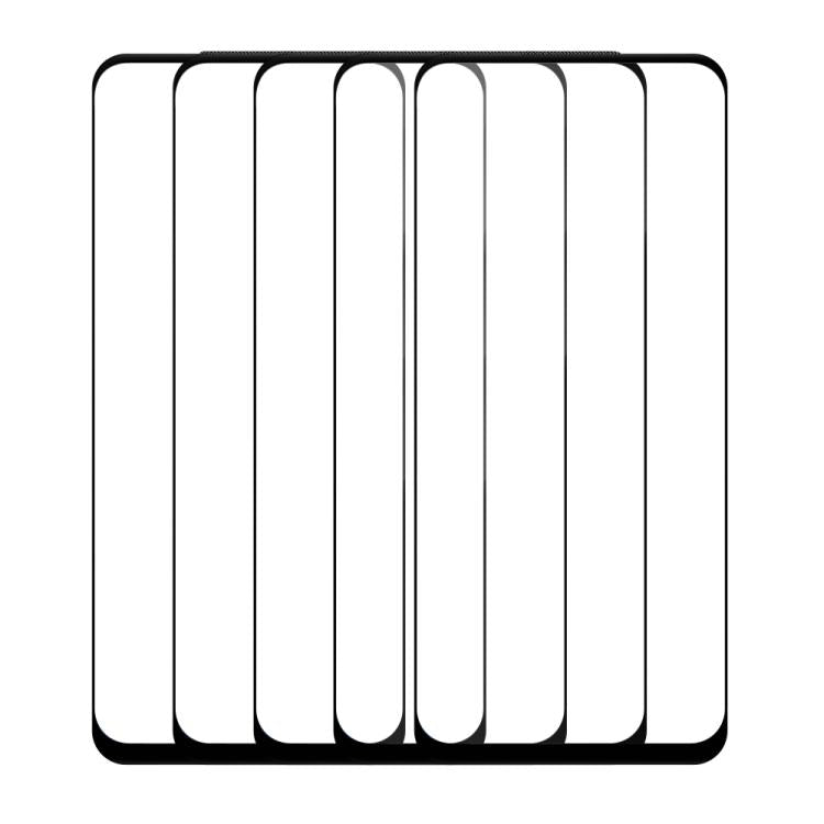 For OnePlus Nord N200 5G 5pcs / Pack Do As You Wish Silk Screen Printed HD Tempered Glass Film - Black