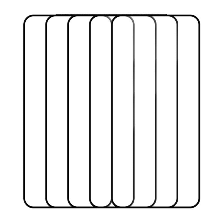 For Google Pixel 8 5pcs / Pack Do As You Wish Silk Screen Printed HD Tempered Glass Film - Black
