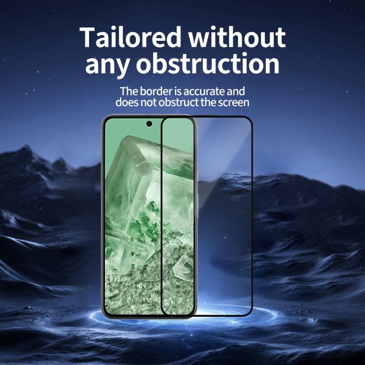 For Google Pixel 8 5pcs / Pack Do As You Wish Silk Screen Printed HD Tempered Glass Film - Black