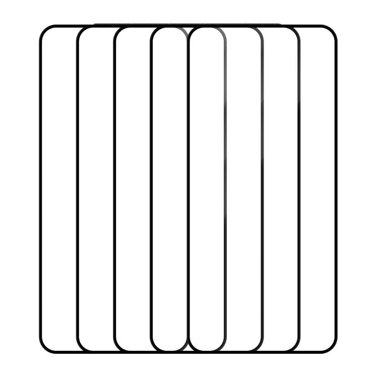 For Google Pixel 8 Pro 5pcs / Pack Do As You Wish Silk Screen Printed HD Tempered Glass Film - Black