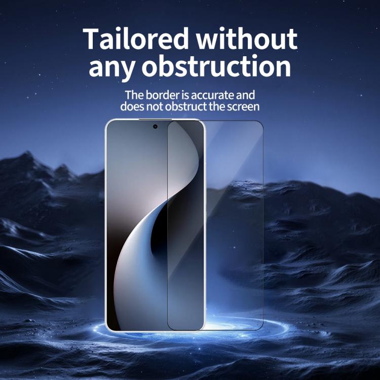 For Meizu 21 Note Do As You Wish Silk Screen Printed HD Tempered Glass Film - Black