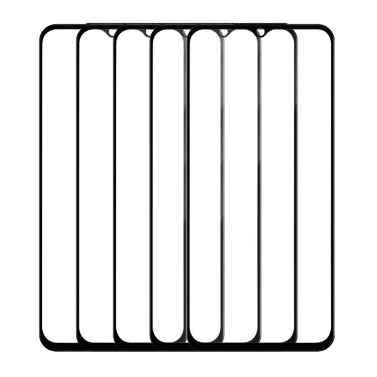 For Meizu Meilan 10 5pcs / Pack Do As You Wish Silk Screen Printed HD Tempered Glass Film - Black