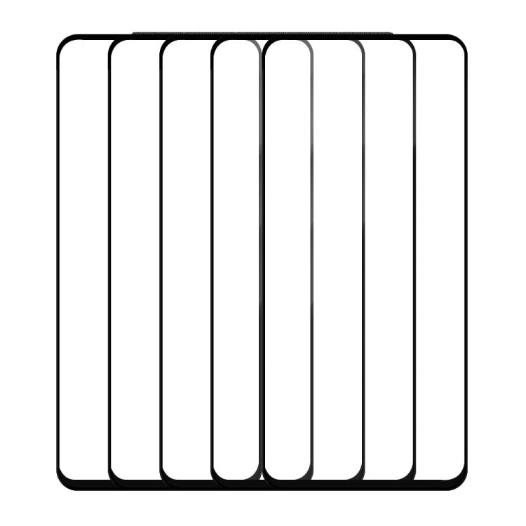 For Meizu 18x 5pcs / Pack Do As You Wish Silk Screen Printed HD Tempered Glass Film - Black