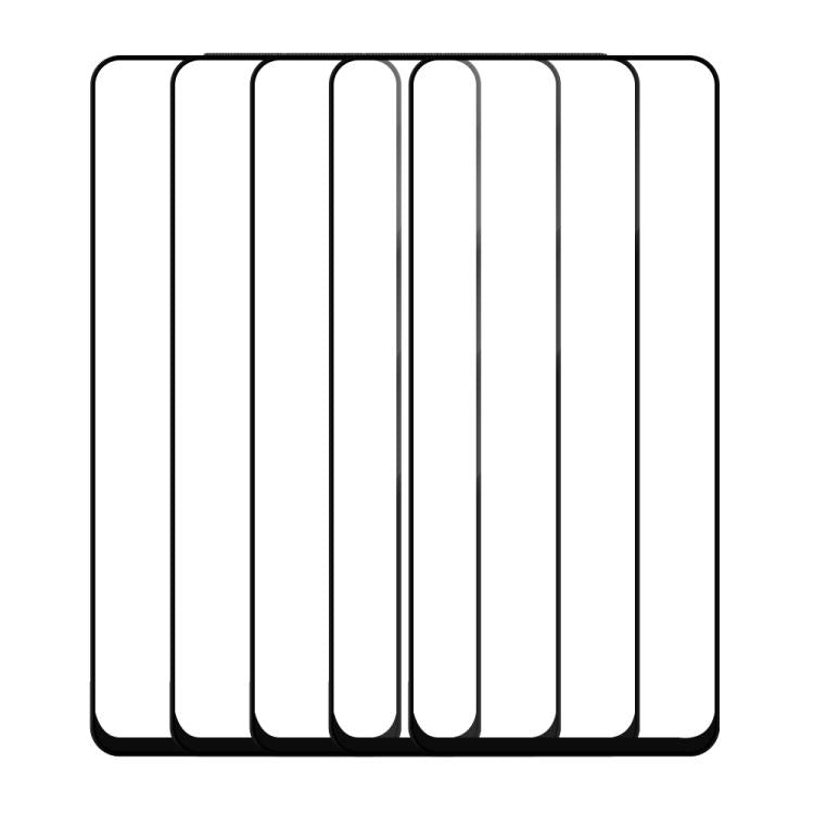 For Meizu Note 21 Pro 5pcs / Pack Do As You Wish Silk Screen Printed HD Tempered Glass Film - Black