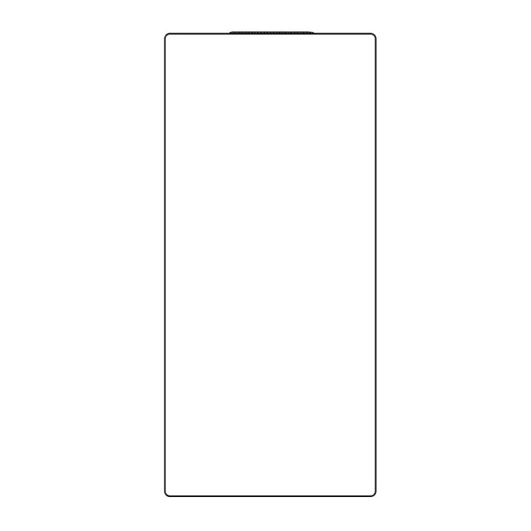 For ZTE nubia RedMagic 9 Pro Do As You Wish Silk Screen Printed HD Tempered Glass Film - Black