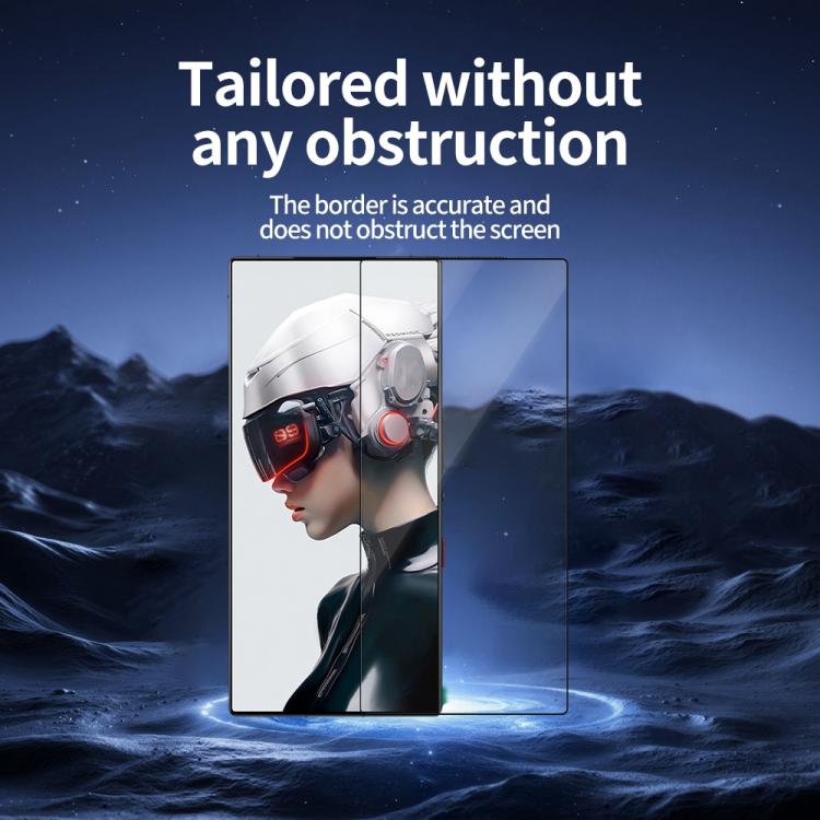 For ZTE nubia RedMagic 9 Pro Do As You Wish Silk Screen Printed HD Tempered Glass Film - Black