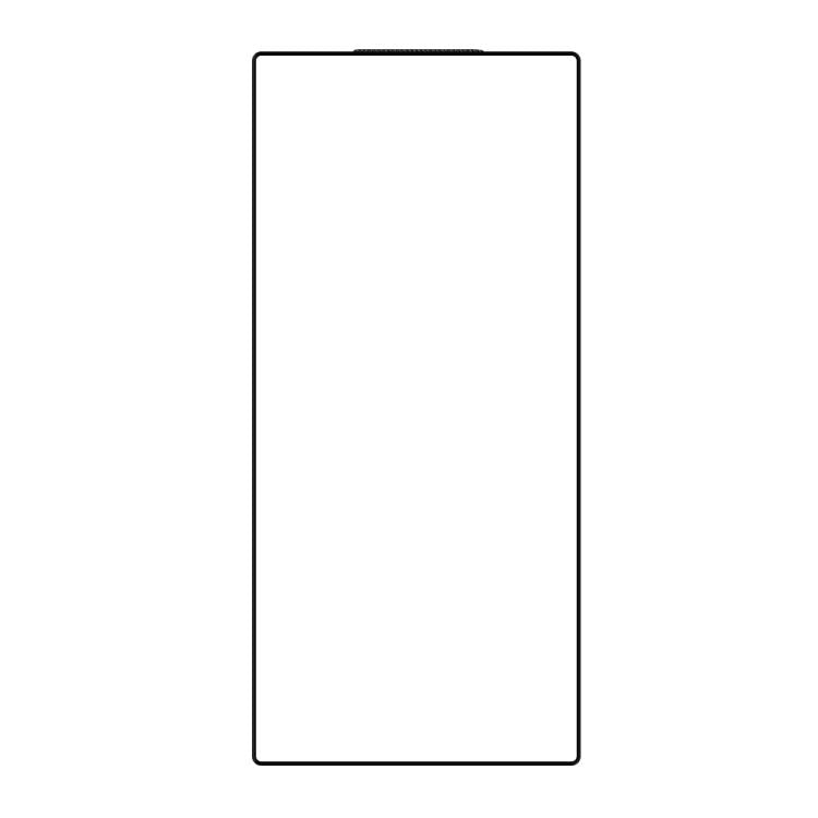 For ZTE nubia Z50 Ultra Do As You Wish Silk Screen Printed HD Tempered Glass Film - Black
