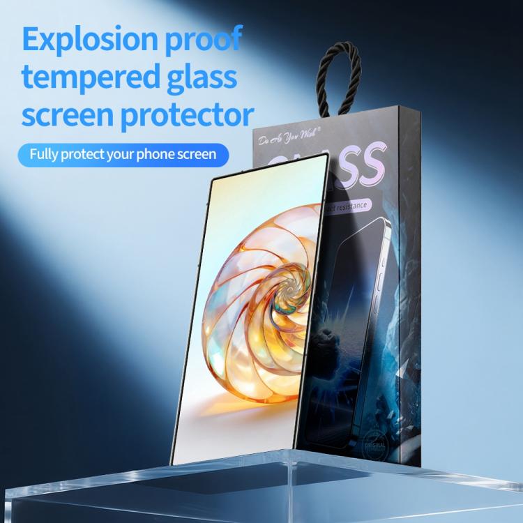 For ZTE nubia Z60 Ultra 5pcs / Pack Do As You Wish Silk Screen Printed HD Tempered Glass Film - Black