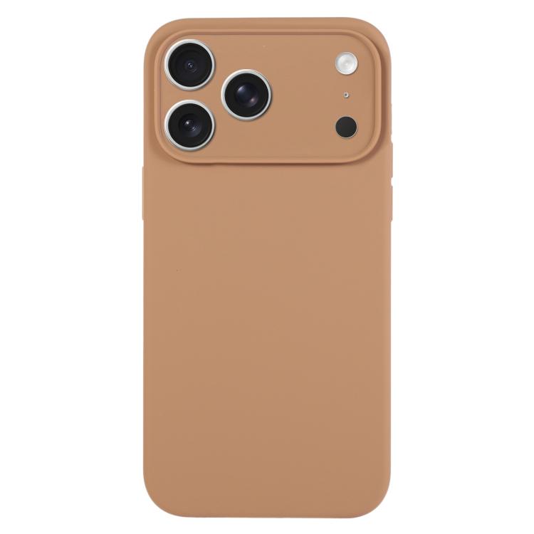 For iPhone 17 Pro Max Pure Color Liquid Silicone Fine Pore Phone Case