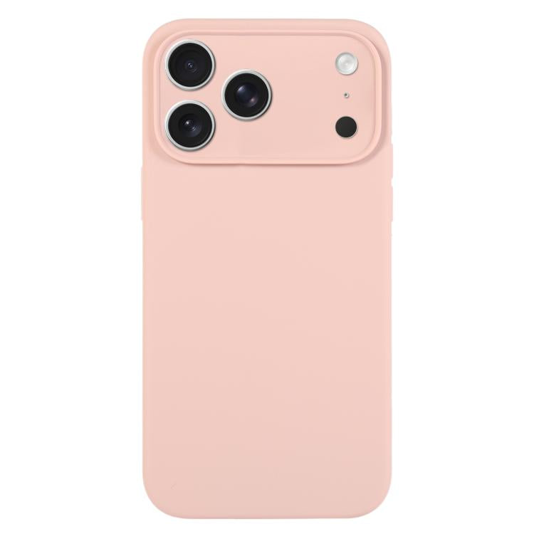 For iPhone 17 Pro Max Pure Color Liquid Silicone Fine Pore Phone Case