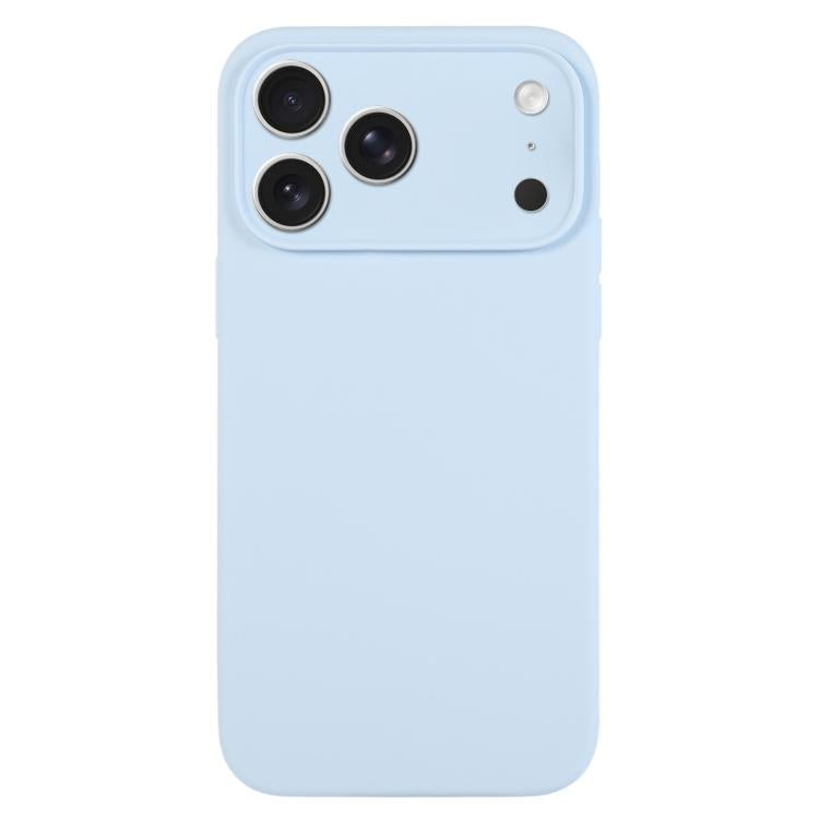 For iPhone 17 Pro Max Pure Color Liquid Silicone Fine Pore Phone Case