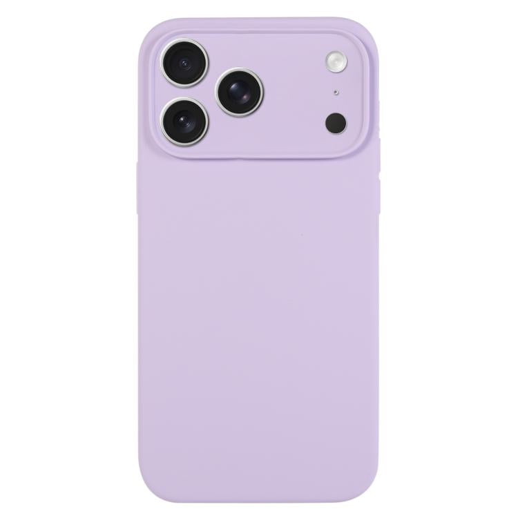For iPhone 17 Pro Max Pure Color Liquid Silicone Fine Pore Phone Case