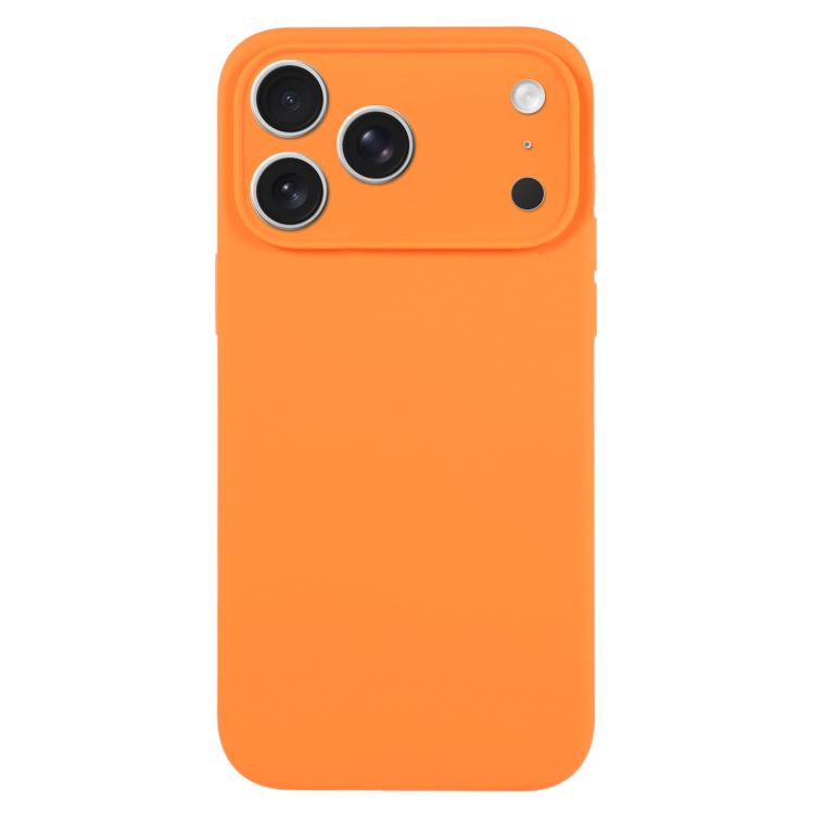 For iPhone 17 Pro Max Pure Color Liquid Silicone Fine Pore Phone Case