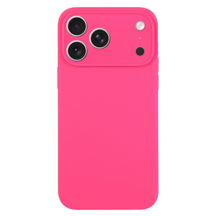 For iPhone 17 Pro Max Pure Color Liquid Silicone Fine Pore Phone Case