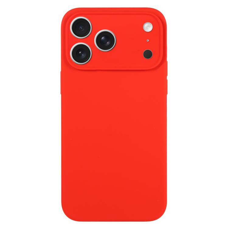For iPhone 17 Pro Max Pure Color Liquid Silicone Fine Pore Phone Case