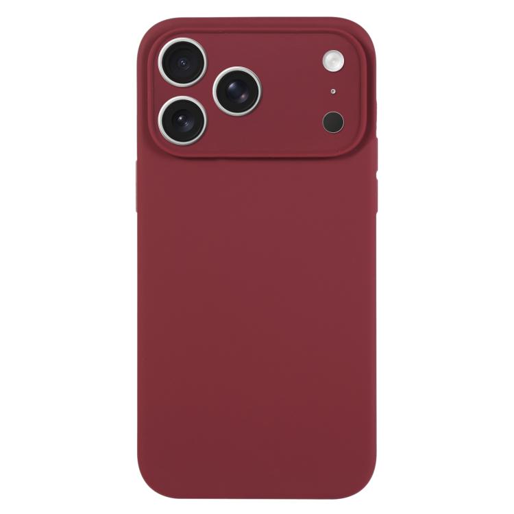 For iPhone 17 Pro Max Pure Color Liquid Silicone Fine Pore Phone Case