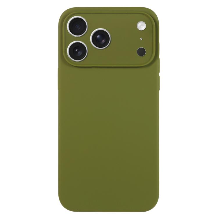 For iPhone 17 Pro Max Pure Color Liquid Silicone Fine Pore Phone Case