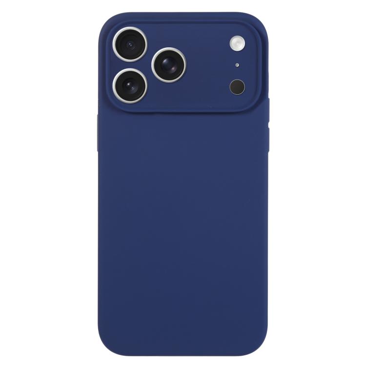 For iPhone 17 Pro Pure Color Liquid Silicone Fine Pore Phone Case