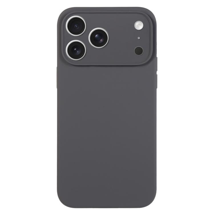 For iPhone 17 Pro Pure Color Liquid Silicone Fine Pore Phone Case