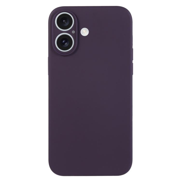 For iPhone 17 Pure Color Liquid Silicone Fine Pore Phone Case