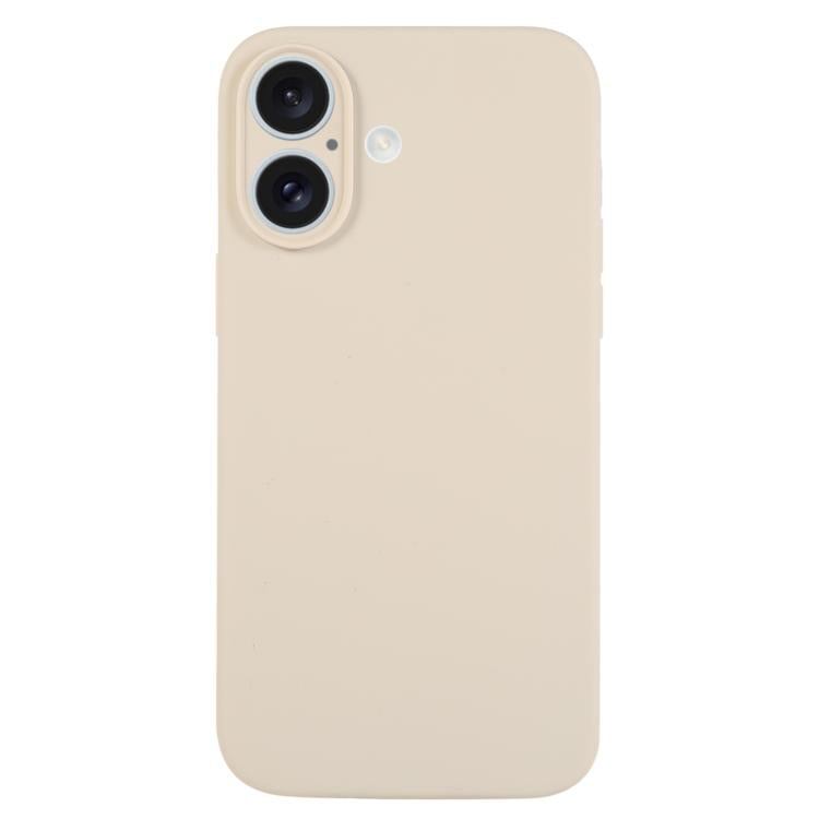 For iPhone 17 Pure Color Liquid Silicone Fine Pore Phone Case