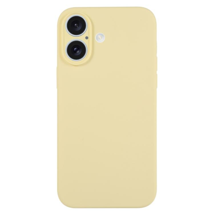 For iPhone 17 Pure Color Liquid Silicone Fine Pore Phone Case