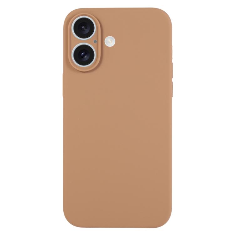 For iPhone 17 Pure Color Liquid Silicone Fine Pore Phone Case