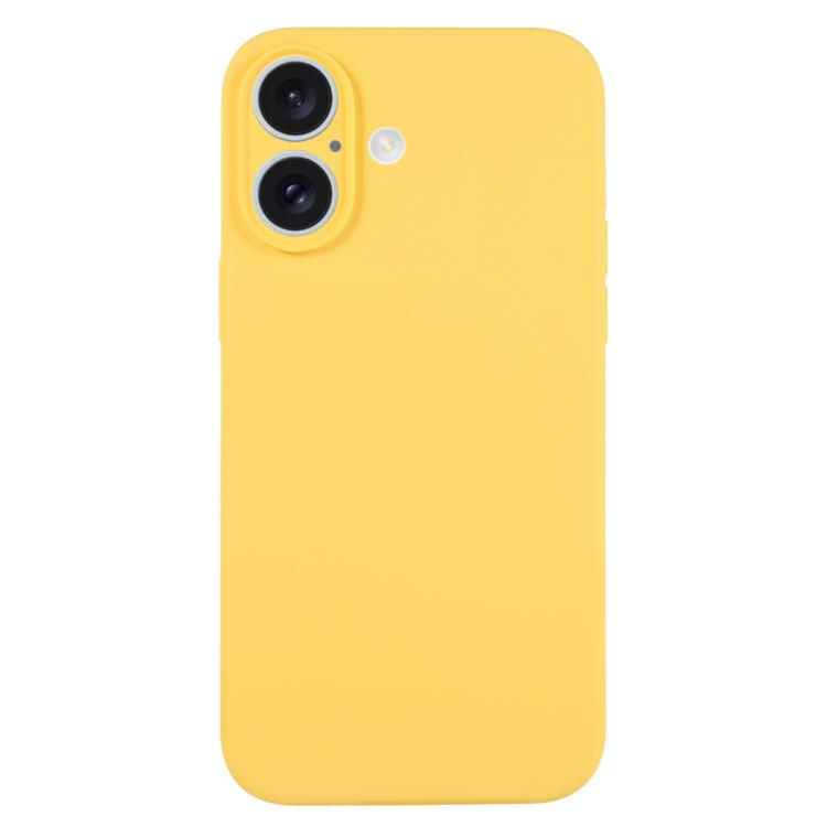 For iPhone 17 Pure Color Liquid Silicone Fine Pore Phone Case