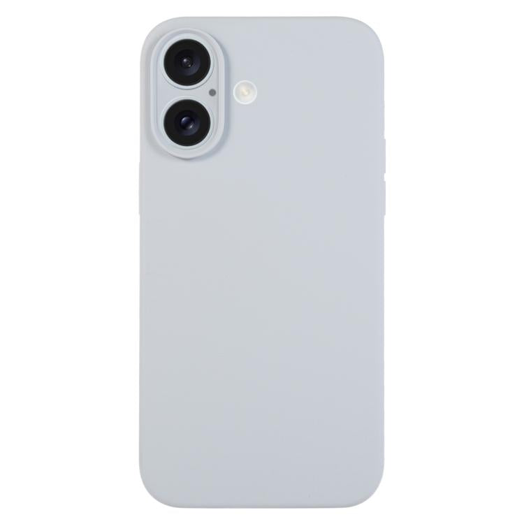 For iPhone 17 Pure Color Liquid Silicone Fine Pore Phone Case