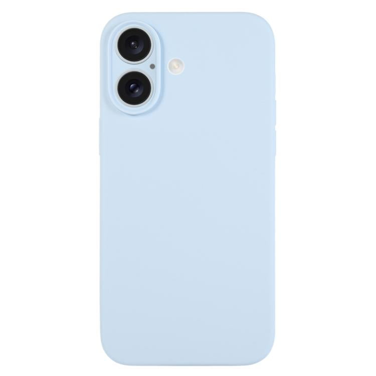 For iPhone 17 Pure Color Liquid Silicone Fine Pore Phone Case